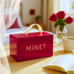 MINET Zlaté dámské hodinky CÉLINE s ocelovým řemínkem