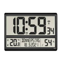 TFA 60.4520.01 - Nástěnné hodiny s vnitřní teplotou a vlhkostí