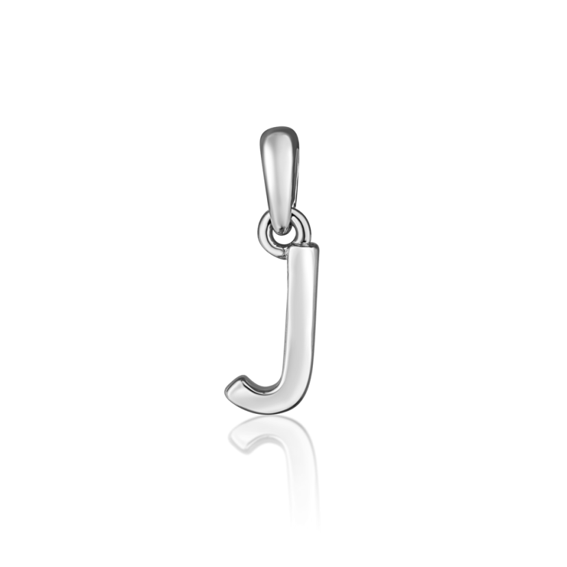Strieborný prívesok písmeno "J" JVD SVLP0948XH2000J Strieborný prívesok písmeno "J" JVD SVLP0948XH2000J