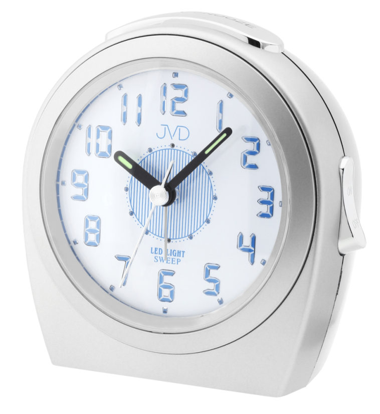 Budík s tichým chodem JVD SRP910.16