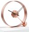 Dizajnové stolné hodiny Endless brushed pink/black 32cm