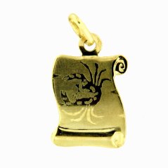 Zlatý prívesok pergamen znamení zverokruhu 30.10.001 RAK-7