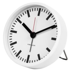 Dizajnový budík 5645WH Karlsson 9cm