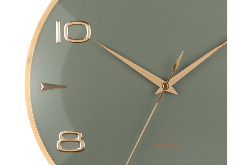 Dizajnové nástenné hodiny 6017GR Karlsson 40cm