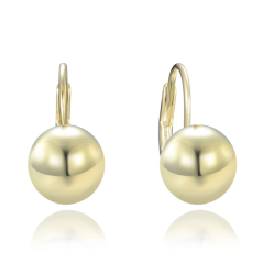 MINET Zlaté náušnice kuličky Au 585/1000 2,80g