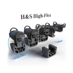 Natahovač hodinek Heisse & Söhne Denver 6 Black 70019-258.142
