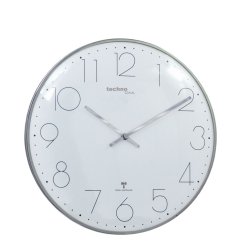 Nástenné rádiom riadené hodiny WT 8235 chróm
