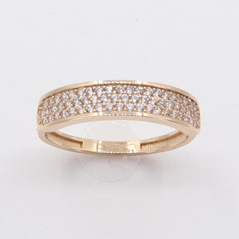Zlatý prsten YYZ1207RO, vel. 53, 2.1 g