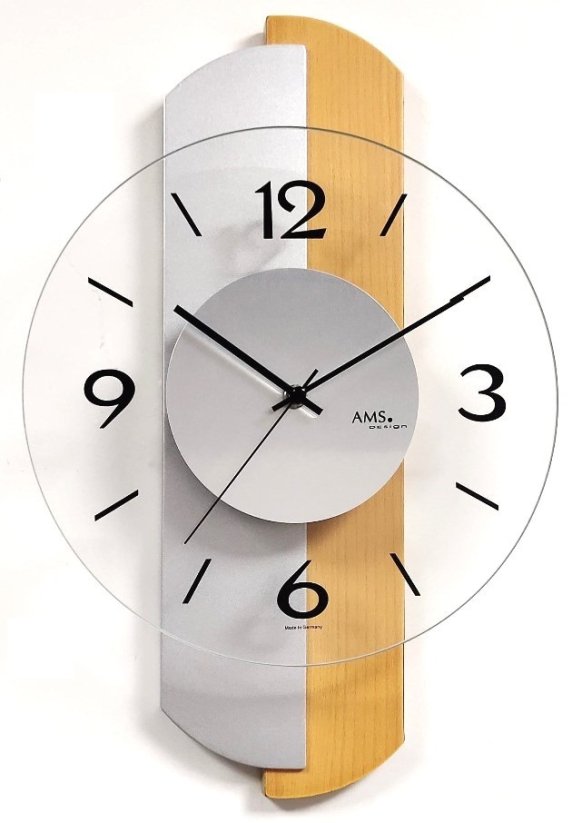 Dizajnové nástenné hodiny 9209 AMS 42cm