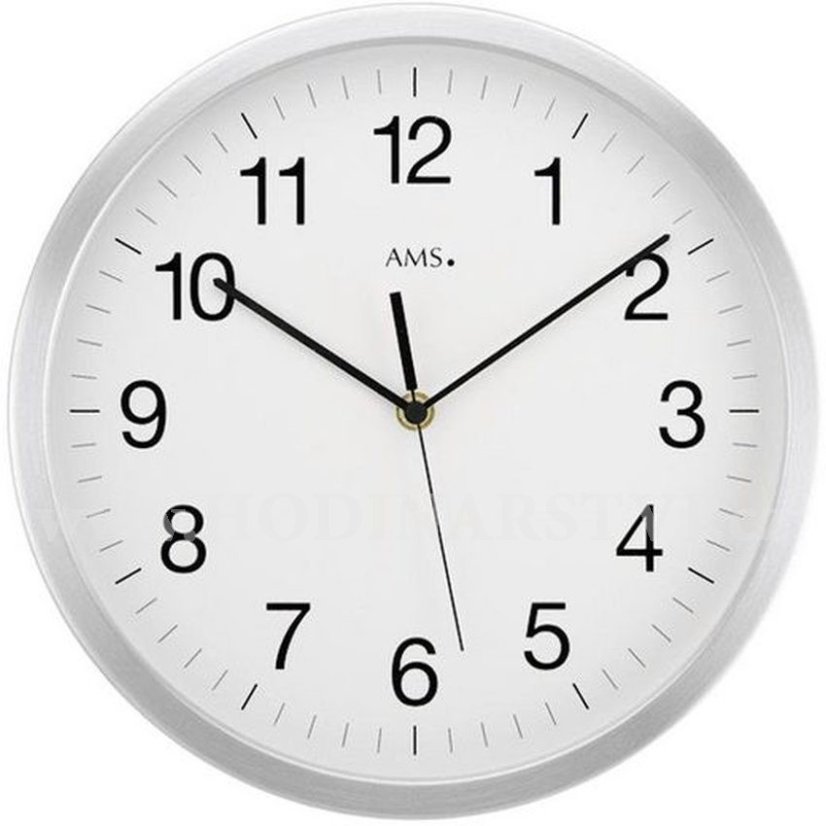 Nástěnné hodiny 5524 AMS řízené rádiovým signálem 40cm