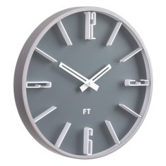 Dizajnové nástenné hodiny Future Time FT6010GY Numbers 30cm