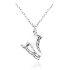 Stříbrný náhrdelník MINET BRUSLIČKA JMAD0020SN38