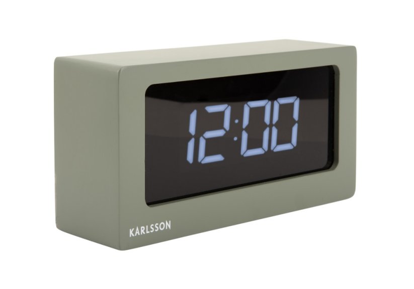 Stolové digitálne hodiny-budík KA5868GR Karlsson 25cm