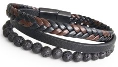 Pánský náramek Boccia Titanium 03090-0121