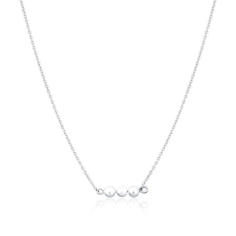 Stříbrný náhrdelník JVD SVLN0573S61P145