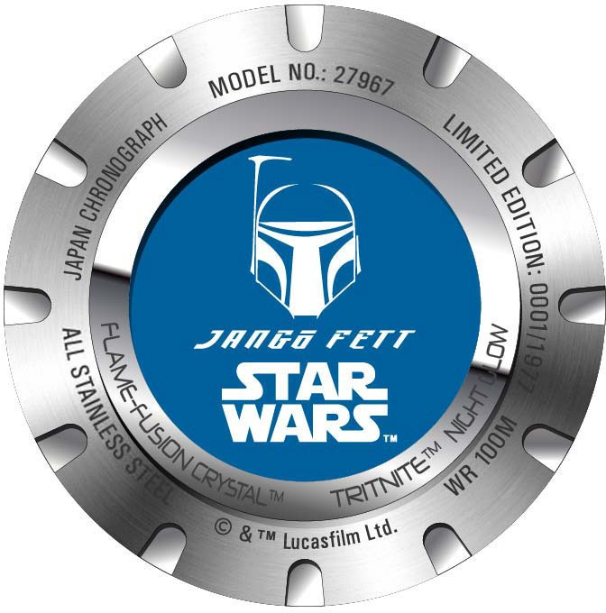 Invicta Star Wars Quartz 27967 Jango Fett Limited Edition 1977pcs