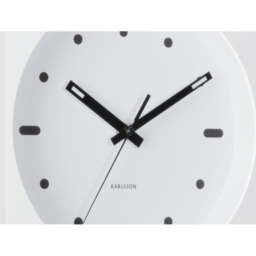 Dizajnové nástenné hodiny 6111WH Karlsson 25cm