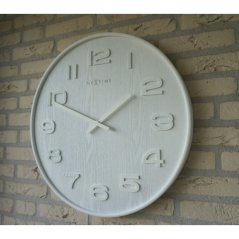 Dizajnové nástenné hodiny 3095wi Nextime Wood Wood Big 53cm