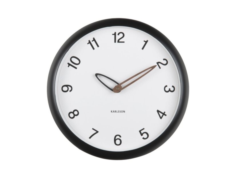 Dizajnové nástenné hodiny 6043BK Karlsson 30cm