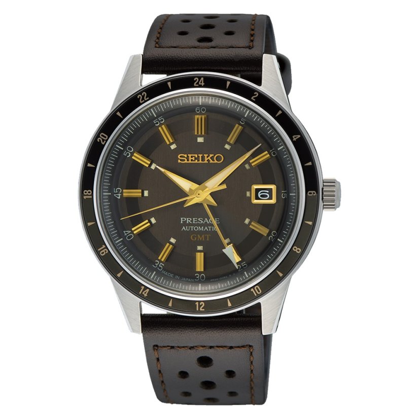 Seiko SSK013J1 Presage 'Fume' Styl 60. Road Trip GMT