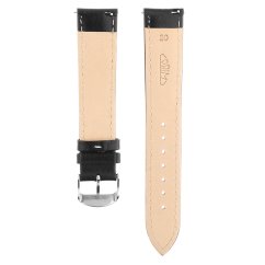 Predĺžený kožený remienok na hodinky PRIM RB.13196 (20 mm - XL) - čierny - RB.13196.2018.9000.XL