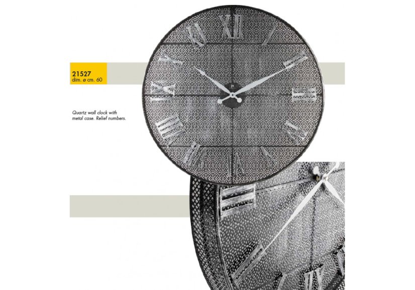 Dizajnové nástenné hodiny 21527 Lowell 60cm