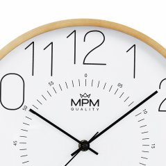 Nástěnné hodiny s tichým chodem MPM E01.4233.5100