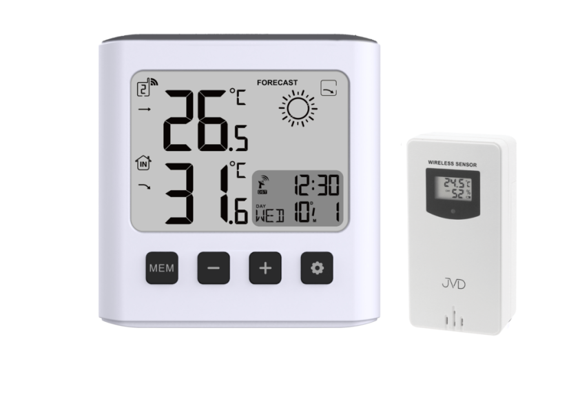 Rádiom riadená meteorologická stanica JVD RB777