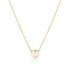 Pozlátený strieborný náhrdelník JVD SVLN0653XD2GP07