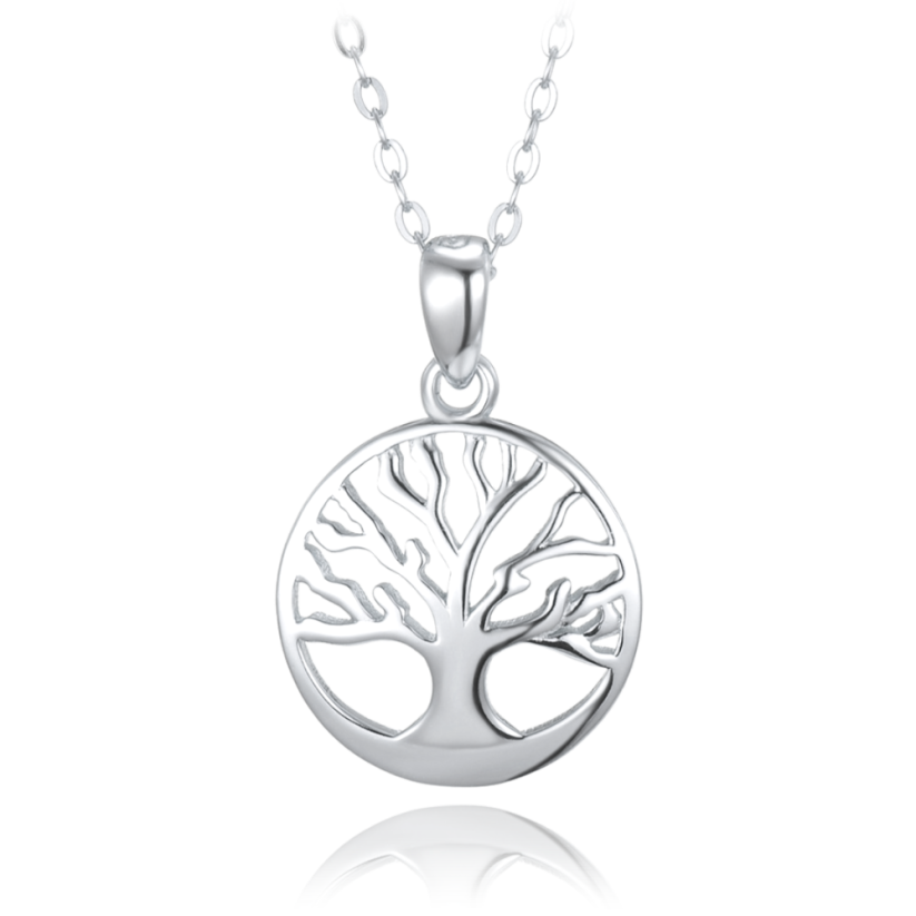 MINET Strieborný náhrdelník strom života