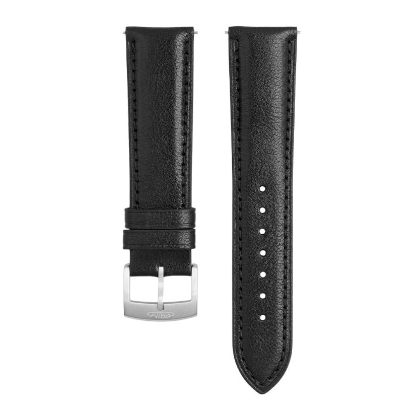 Kožený řemínek na hodinky PRIM RB.15909 (22 mm) - černý - RB.15909.2220.9090