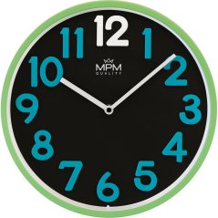 Nástěnné hodiny s tichým chodem MPM Meridi - B - E01.4504.40