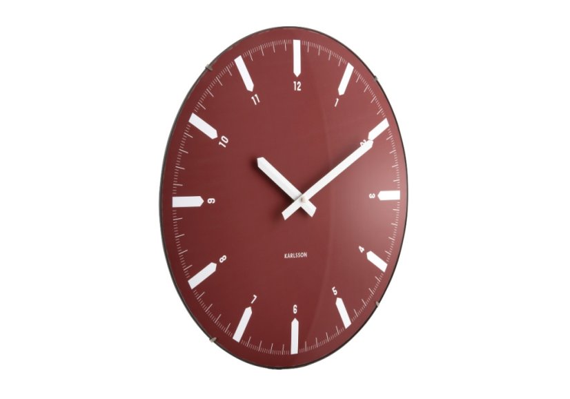 Dizajnové nástenné hodiny 6086RD Karlsson 35cm