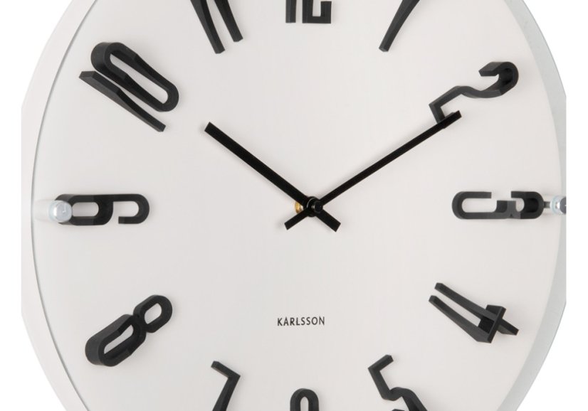 Dizajnové nástenné hodiny 6090WG Karlsson 40cm