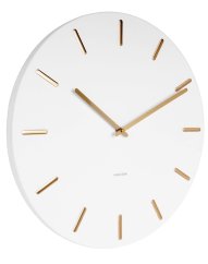 Dizajnové nástenné hodiny 5716WH Karlsson 45cm