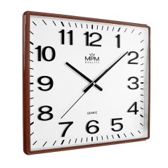 Nástenné hodiny s tichým chodom MPM Vinity - E01.4225.50