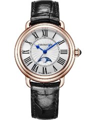 Aerowatch 1942 Moon Phase Quartz A 43960 RO03