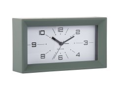 Dizajnové stolné hodiny s budíkom 6066GR Karlsson 20cm