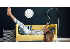 Dizajnové nástenné hodiny Future Time FT2010WH Round white 40cm