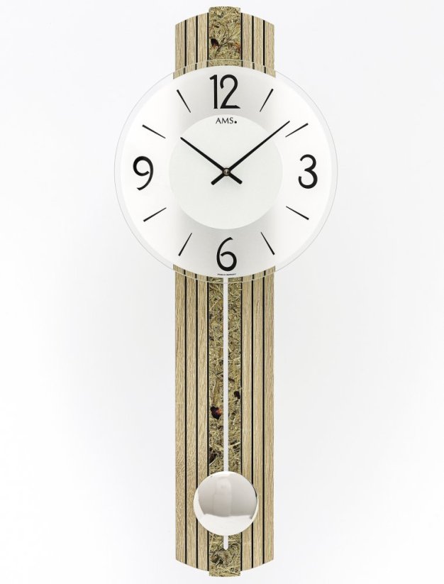 Dizajnové kyvadlové hodiny 7489 AMS 62cm