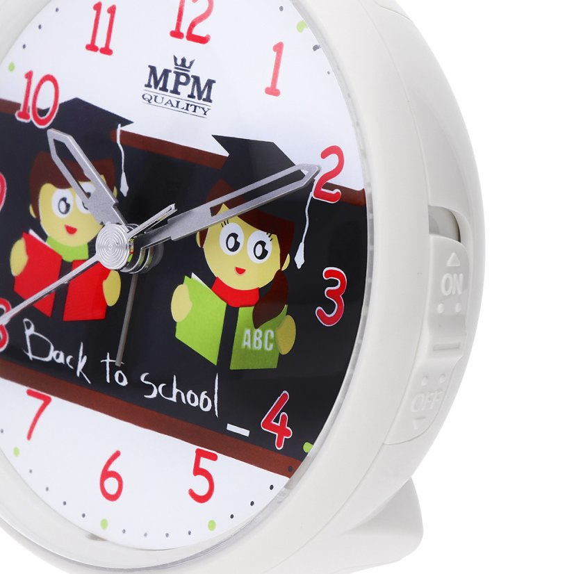 Detský budík s tichým chodom MPM C01.3528.00.D6