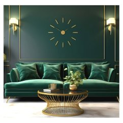 Dizajnové hodiny 10-330-60 gold CalleaDesign 90cm