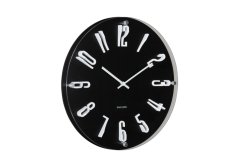 Dizajnové nástenné hodiny 6090BK Karlsson 40cm