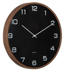 Dizajnové nástenné hodiny 6088BK Karlsson 50cm
