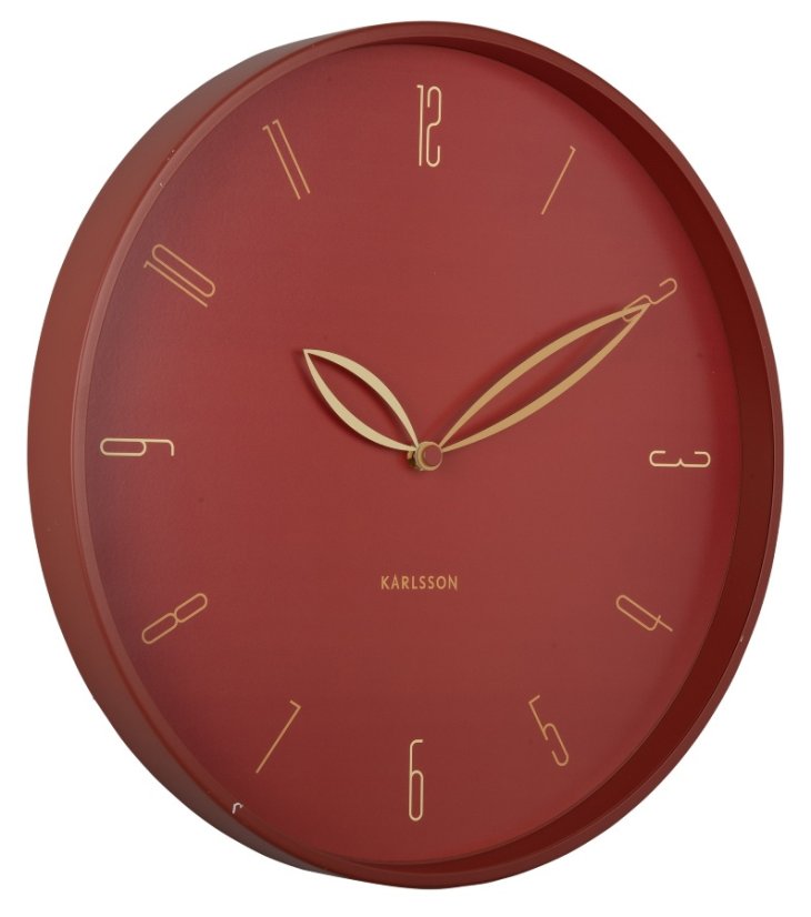 Dizajnové nástenné hodiny 6012RD Karlsson 40cm