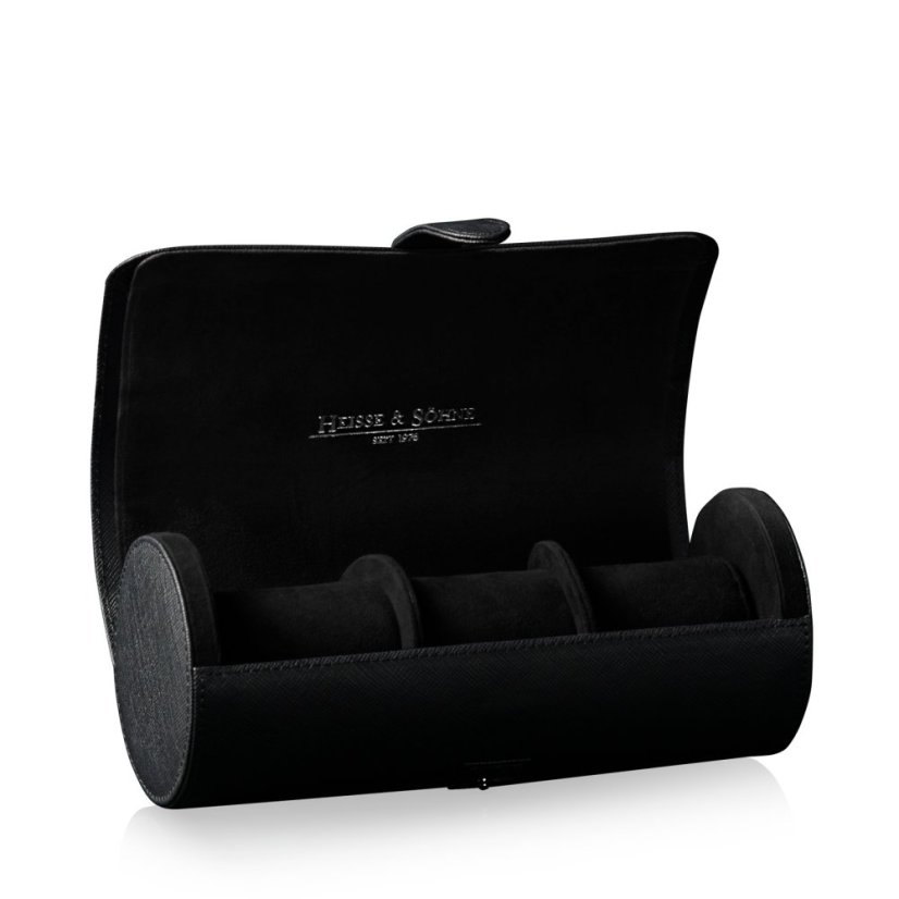 Puzdro na hodinky HEISSE & SÖHNE 70019-149 Rondo 3 Black/Black