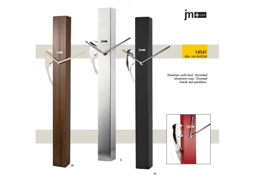 Designové kyvadlové nástěnné hodiny 14541R Lowell 65cm
