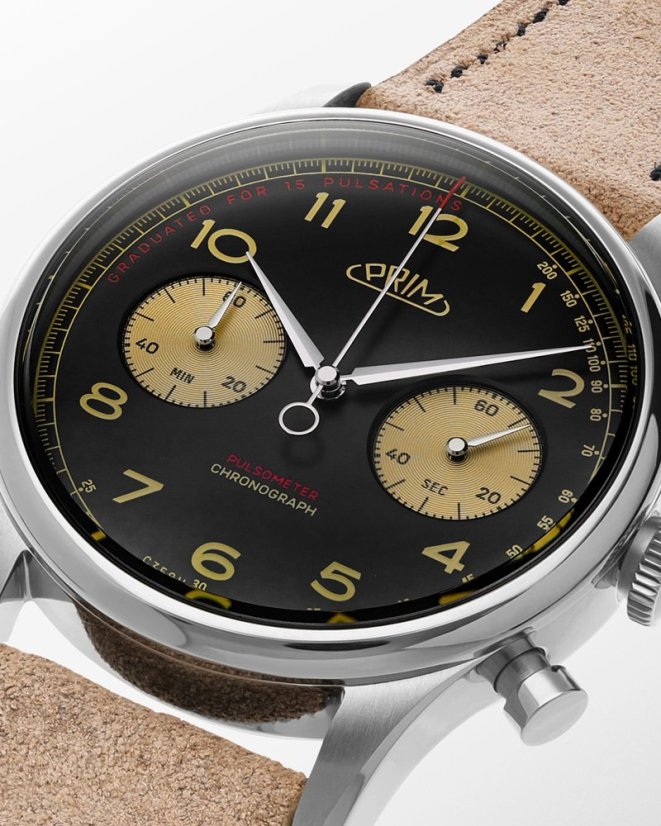 Prím Janský Pulsometer Chronograph 42 - D - W01P.13282.D
