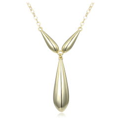 MINET Pozlátený strieborný náhrdelník