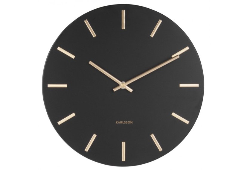 Dizajnové nástenné hodiny 5821BK Karlsson 30cm